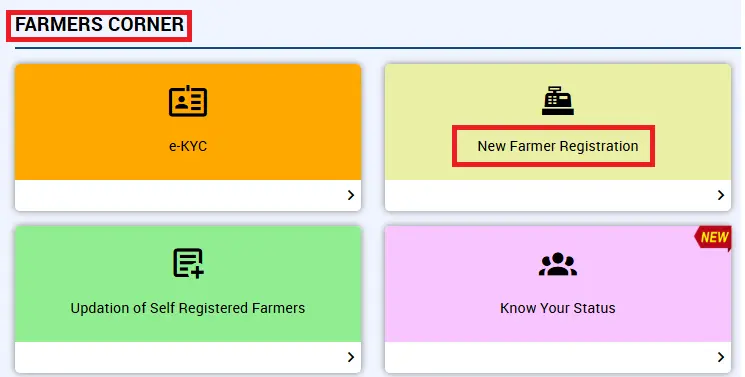 click on to new farmer