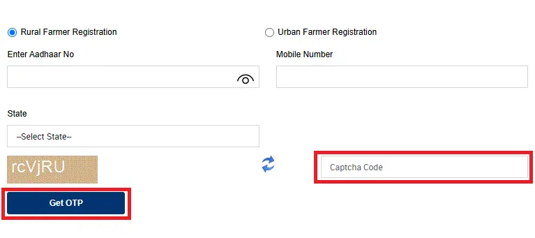 new farmer registration details